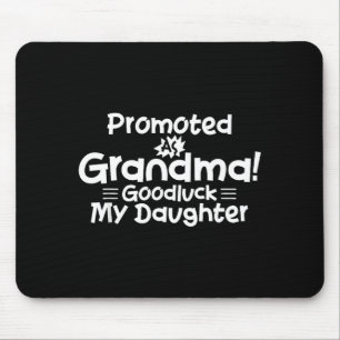 Mousepad Citação engraçada de promoção de nova avó Avó Humo