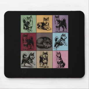 Mousepad Citação engraçada do cachorro Shiba na minha era S