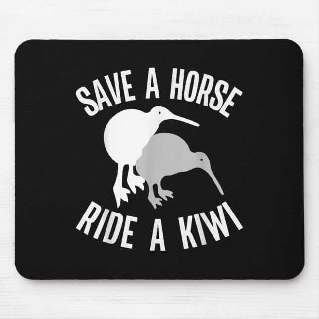 Mousepad Citação engraçada do meme do Kiwi da Nova Zelândia (Frente)