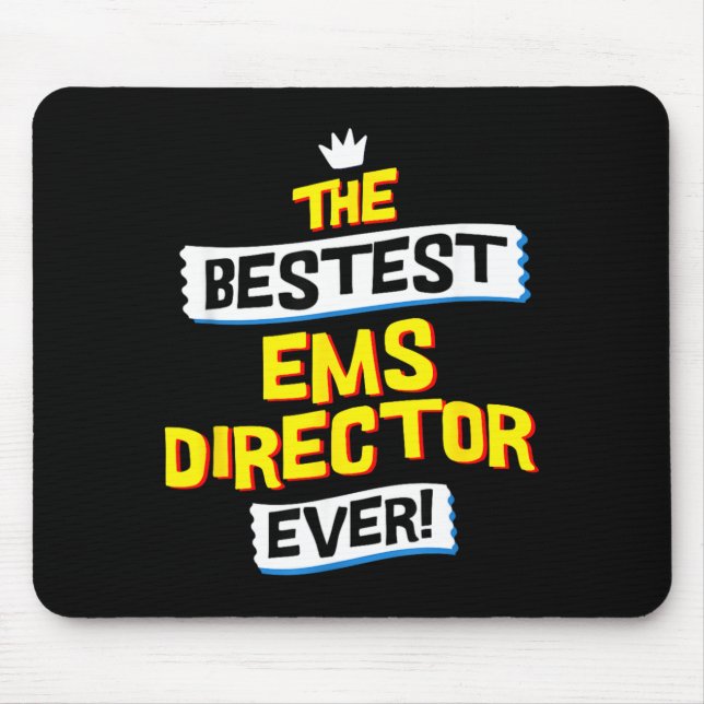 Mousepad Citação engraçada e sarcástica do diretor de Ems (Frente)