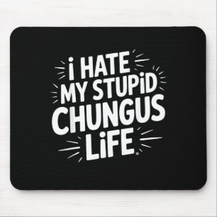 Mousepad Citação Engraçada e Sarcástica Odeio Minha Vida de