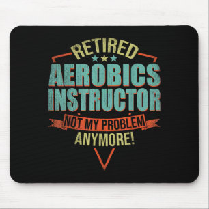Mousepad Citação Engraçada Para Instrutor de Aeróbica Apose