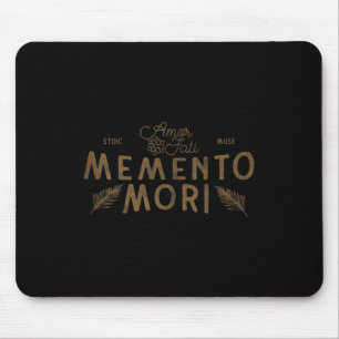 Mousepad Citação estativa _ Amor Fati _ Memento Mori _ Boho