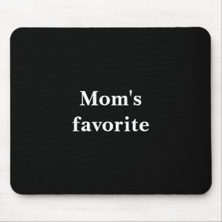 Mousepad Citação "favorita da Mãe" engraçada com texto bran