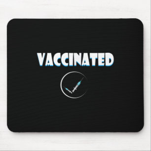 Mousepad Citação Gráfica De Humor Engraçado Vacinada Ch