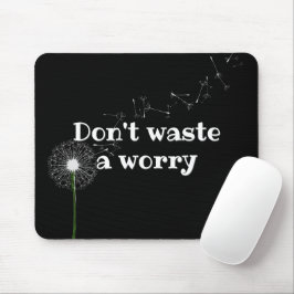 Mousepad Citação Inspiradora E Dandelion