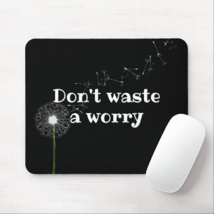 Mousepad Citação Inspiradora E Dandelion