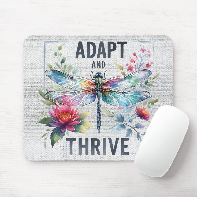 Mousepad Citação Inspirativa/Ditos/Dragonfly (Com mouse)