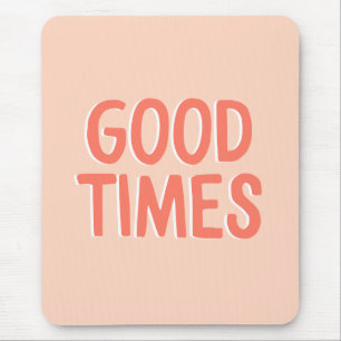 Mousepad Citação Inspirativa Rosa de Boas Vezes