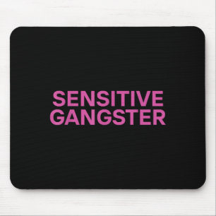 Mousepad Citação irônica engraçada de gângster sensível