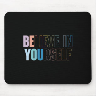 Mousepad Citação Motivacional para Mulheres Acredite em Si 