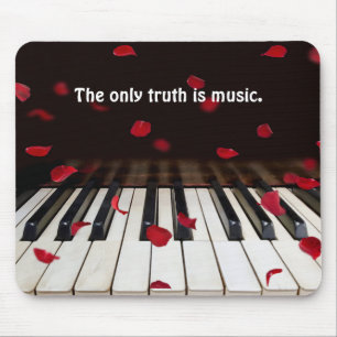 Mousepad Citação Musical em Chaves Piano