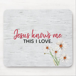 Mousepad Citação Religiosa Inspirativa No Pássaro Branco