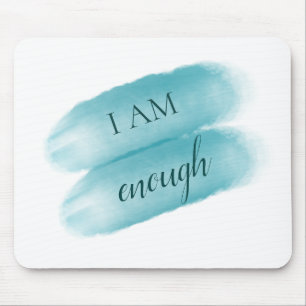 Mousepad Citação Simples Inspiradora Eu Sou Suficiente Pa