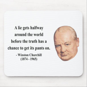 Mousepad Citações 11b de Winston Churchill