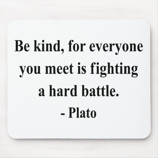 Mousepad Citações 1a de Plato (Frente)