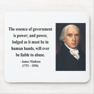 Mousepad Citações 5b de James Madison