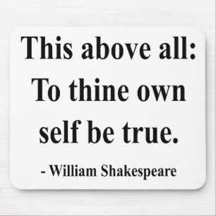 Mousepad Citações 8a de Shakespeare