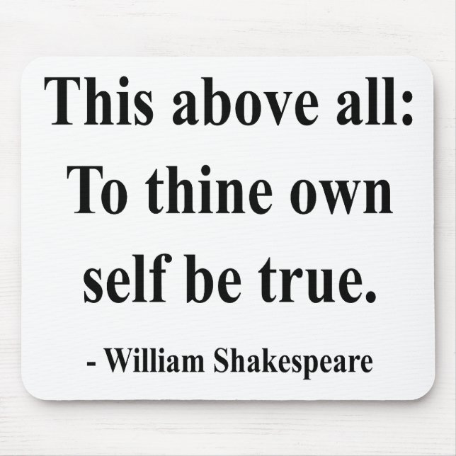 Mousepad Citações 8a de Shakespeare (Frente)