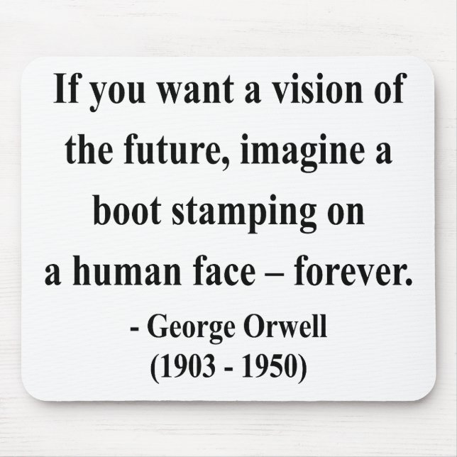 Mousepad Citações 9a de George Orwell (Frente)
