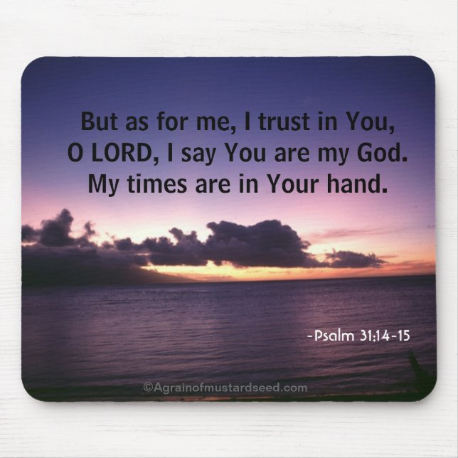 Mousepad Citações da bíblia (Frente)