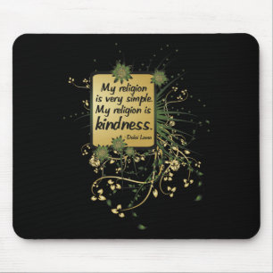 Mousepad Citações da religião de Dalai Lama
