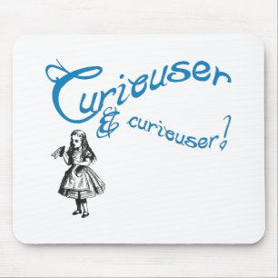 Mousepad Citações de Alice com imagem