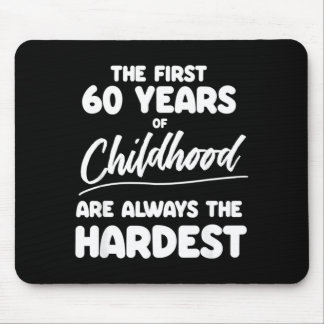 Mousepad Citações de Aniversário de 60 Anos para Pai Irmão