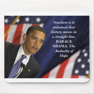 Mousepad Citações de Barack Obama na história