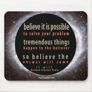 Mousepad Citações de Norman Vincent Peale