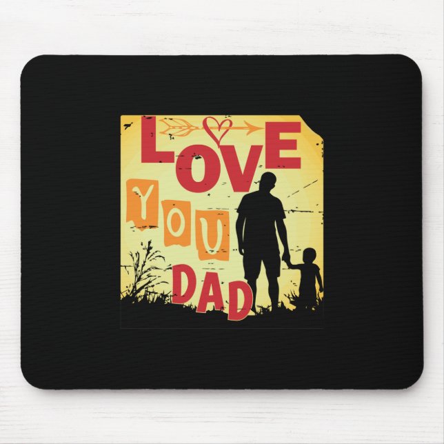 Mousepad Citações do Avô | Amo-te Pai (Frente)