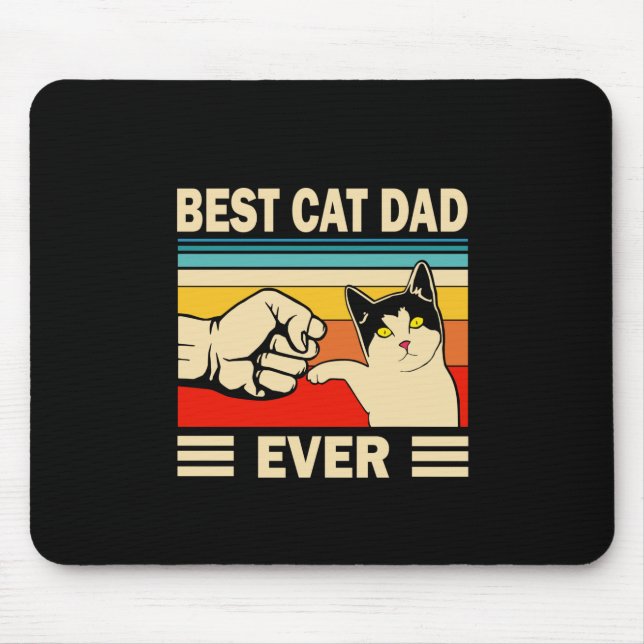 Mousepad Citações do Avô | Melhor Pai De Gato Nunca (Frente)
