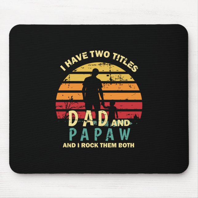 Mousepad Citações do Avô | Pai E Papá I (Frente)