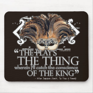 Mousepad Citações do jogo de Hamlet