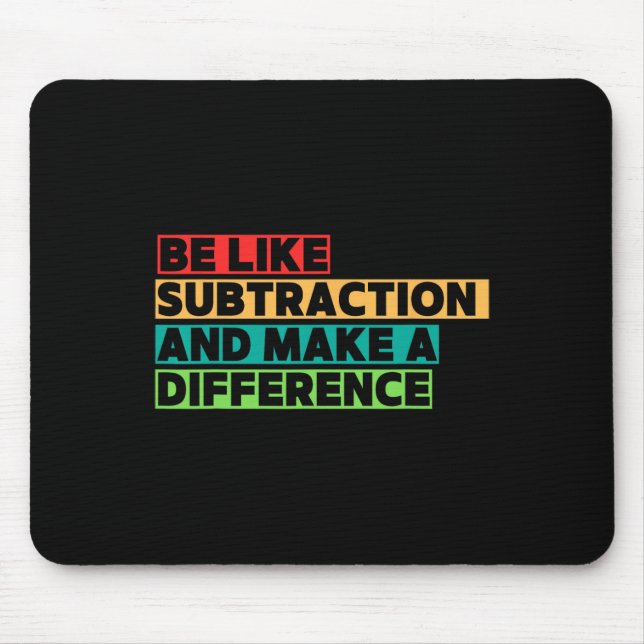 Mousepad Citações engraçadas de professor de matemática ama (Frente)