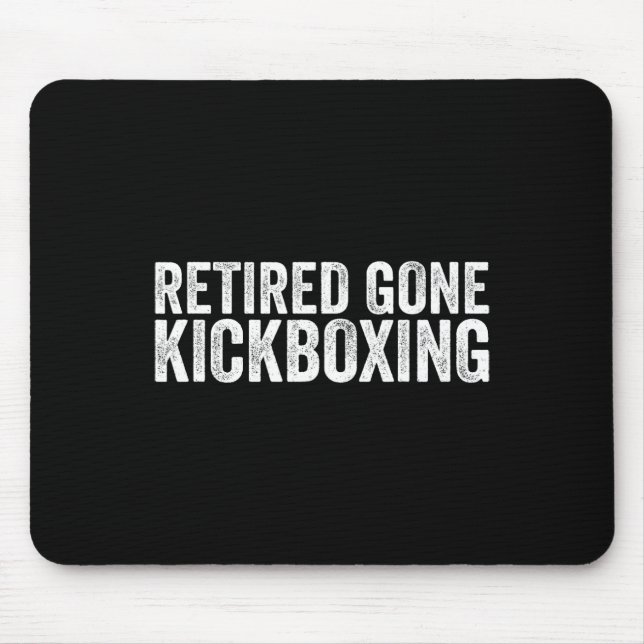 Mousepad Citações engraçadas de quem ama Kickboxing Muay Th (Frente)