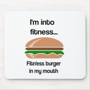 Mousepad Citações engraçadas do hamburguer da malhação