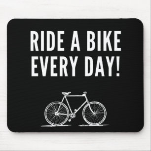 Mousepad citações inspiracionais de ciclismo
