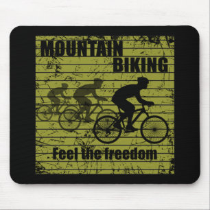 Mousepad citações inspiracionais de ciclismo
