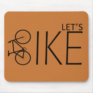 Mousepad citações inspiracionais de ciclismo