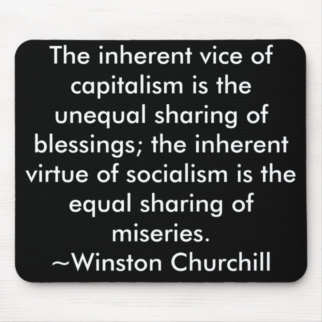 Mousepad Citações Winston Churchill do (Frente)