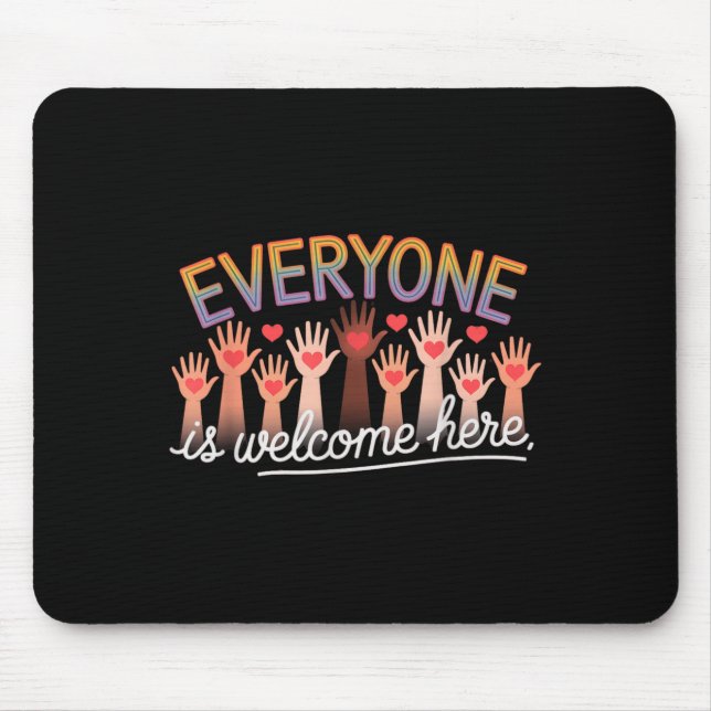 Mousepad Cite Idaho Mens Professora De Mulheres Todos É Bem (Frente)