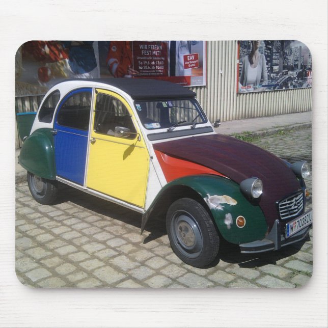 Mousepad Citroen 2 CV colorido (Frente)
