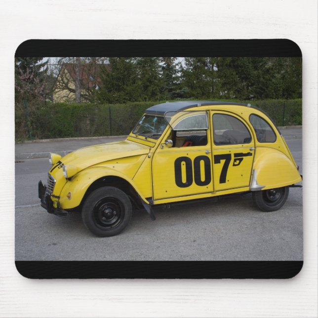 Mousepad Citroën 2CV amarelo (Frente)