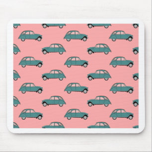 Mousepad Citroen 2CVs - Verde no rosa - carros