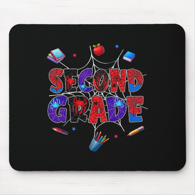 Mousepad Ck To School 2nd Grade Boys Gamer First Day Second (Frente)