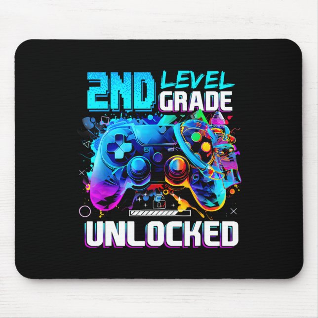 Mousepad Ck To School 2nd Grade Level Unlocked Gamer Kids B (Frente)