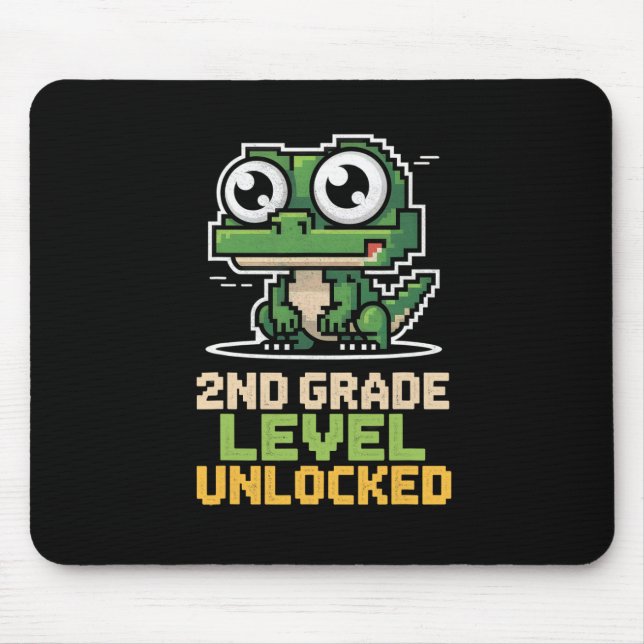 Mousepad Ck To School 2nd Grade Lizard Gamer Second Level U (Frente)
