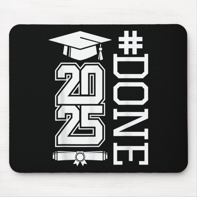 Mousepad Cl De 2025 - Graduação Concluída Em Mais velho 202 (Frente)