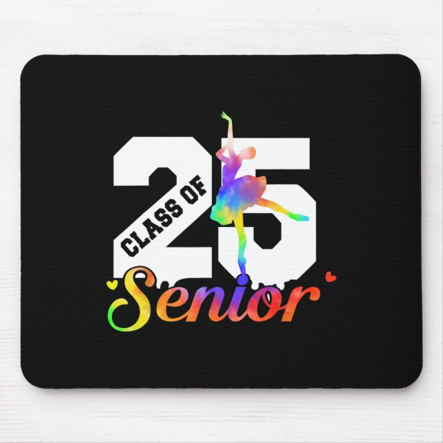 Mousepad Cl Do Formando De Graduação Do Mais velho 2025 Dan (Frente)